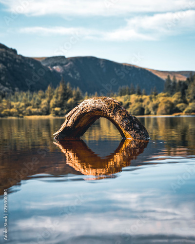 Konstfotografi A perfect reflection in Glendalough