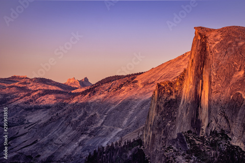 Sunset Over Half Dome