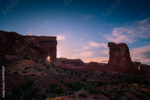 Light Arches in Moab Utah