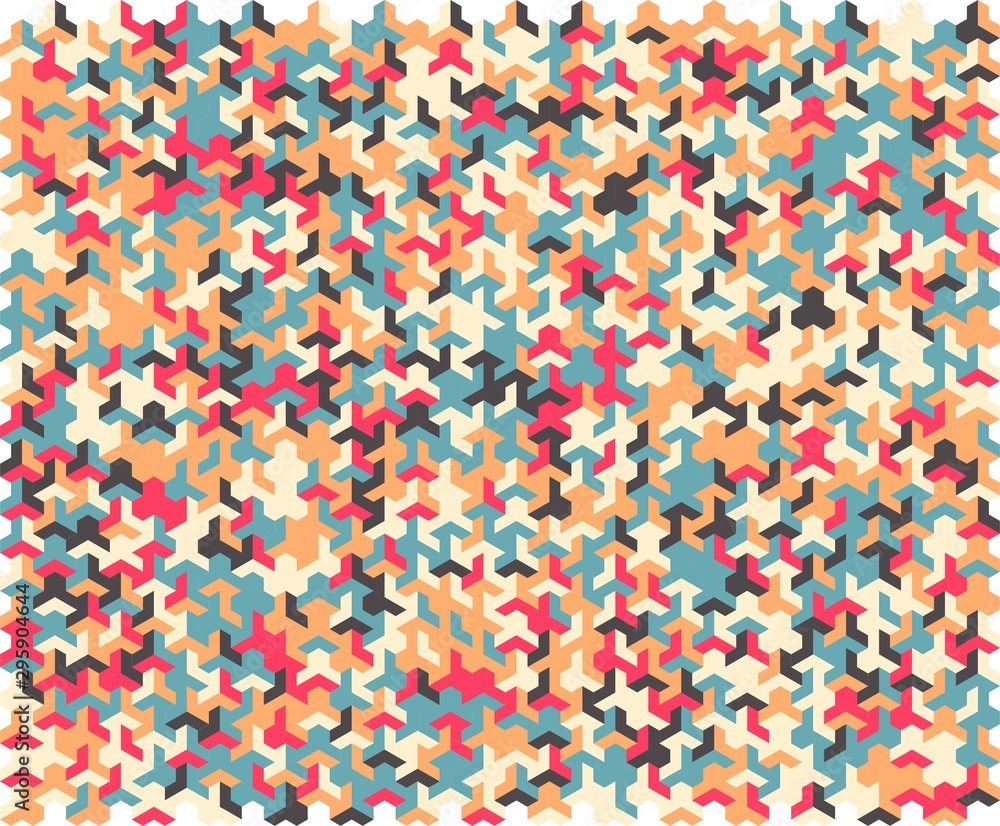 Triangle hexagonal random background vector illustration. Triangle hexagonal random background vector illustration.