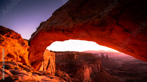 Mesa Arch on Fire