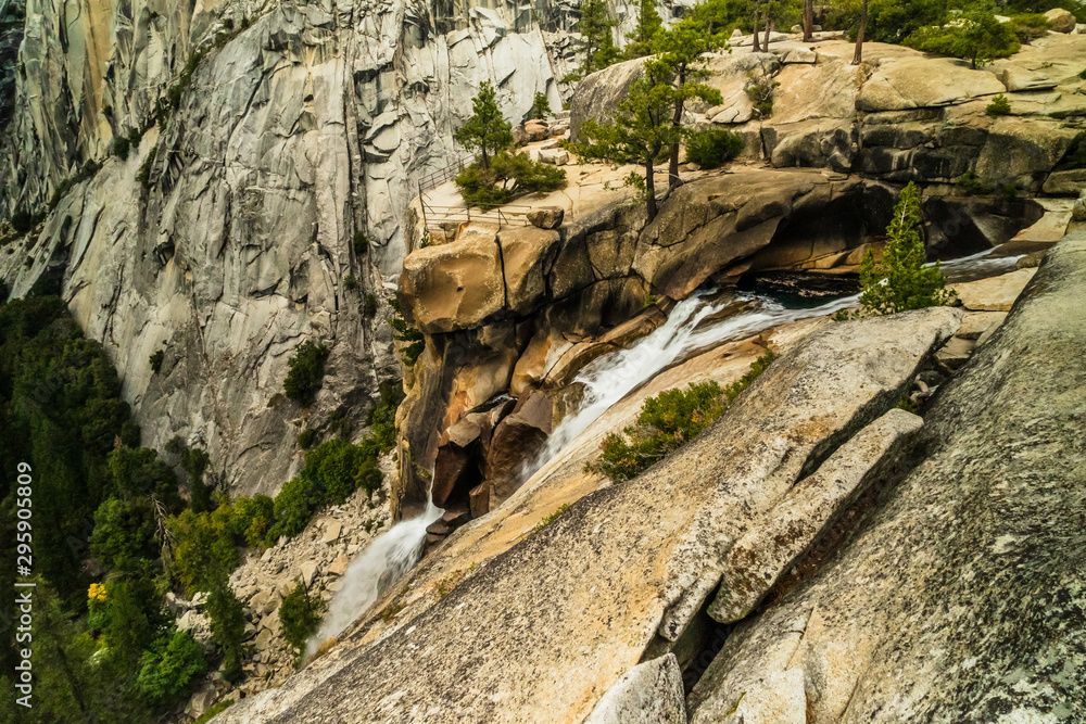 Hiking in the Yosemite National Park USA Hiking in the Yosemite National Park USA
