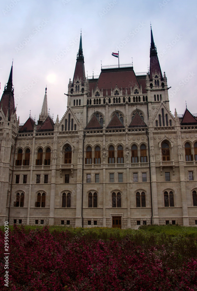 The parliament building in Budapest. Hungary.	