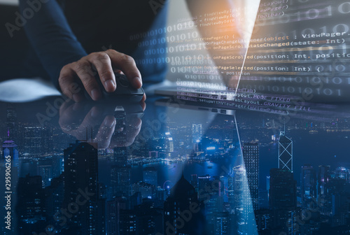 Internet technology concept