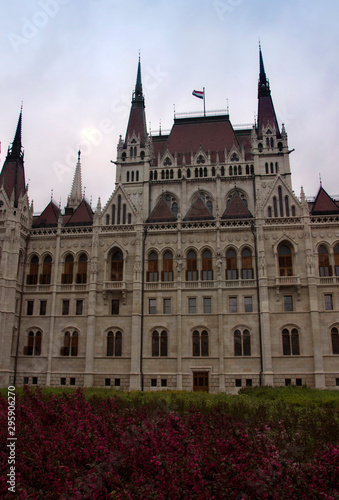 The parliament building in Budapest. Hungary. 