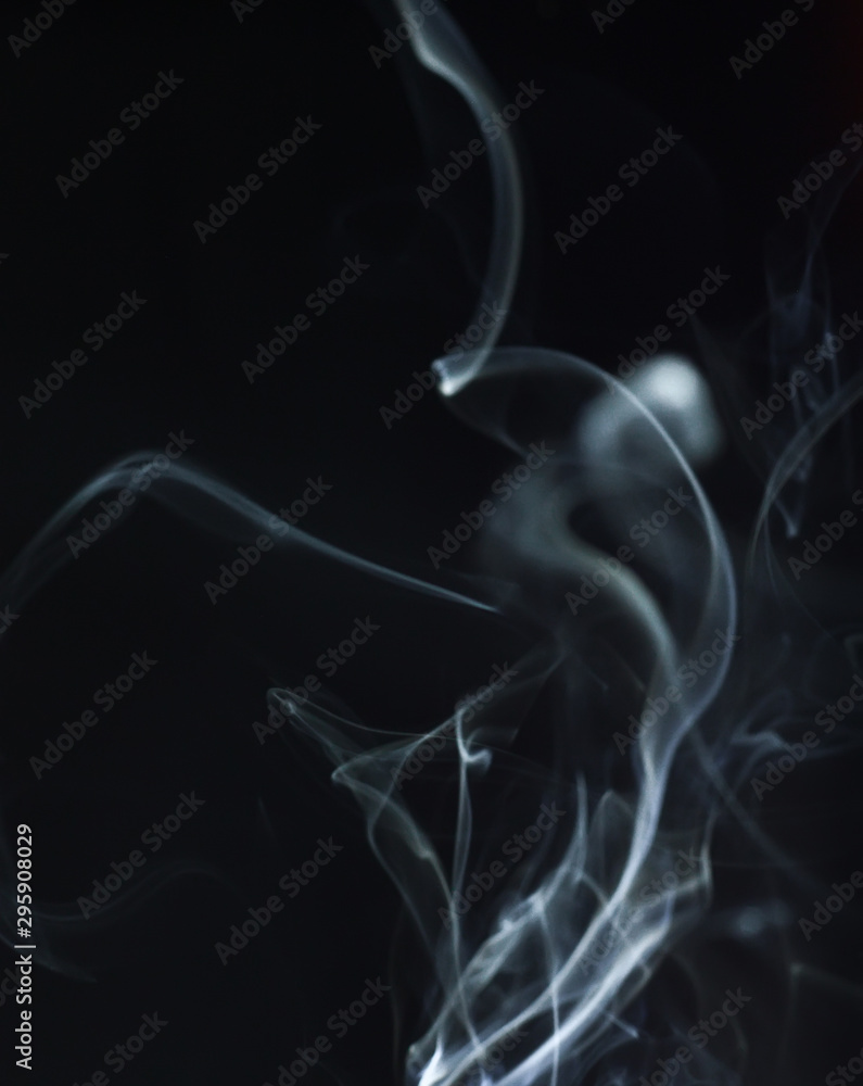 white smoke on a black background for design white smoke on a black background for design