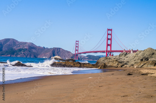 Beautiful Golden Gate Bridge in San Francisco California USA