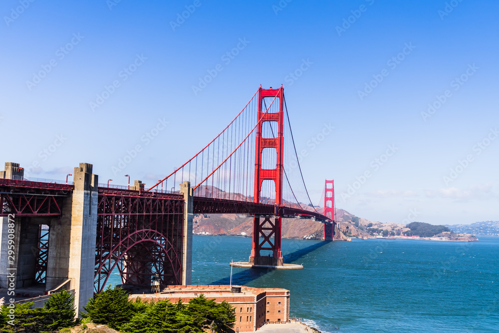 Beautiful Golden Gate Bridge in San Francisco California USA Beautiful Golden Gate Bridge in San Francisco California USA