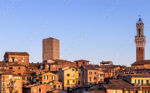 Landscape of Siena with Torre del Mangia  © Alessandro
