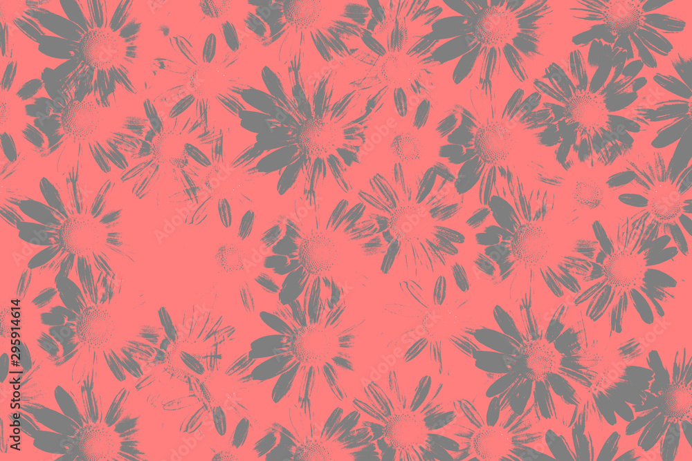drawing of flowers, texture drawing of flowers, texture
