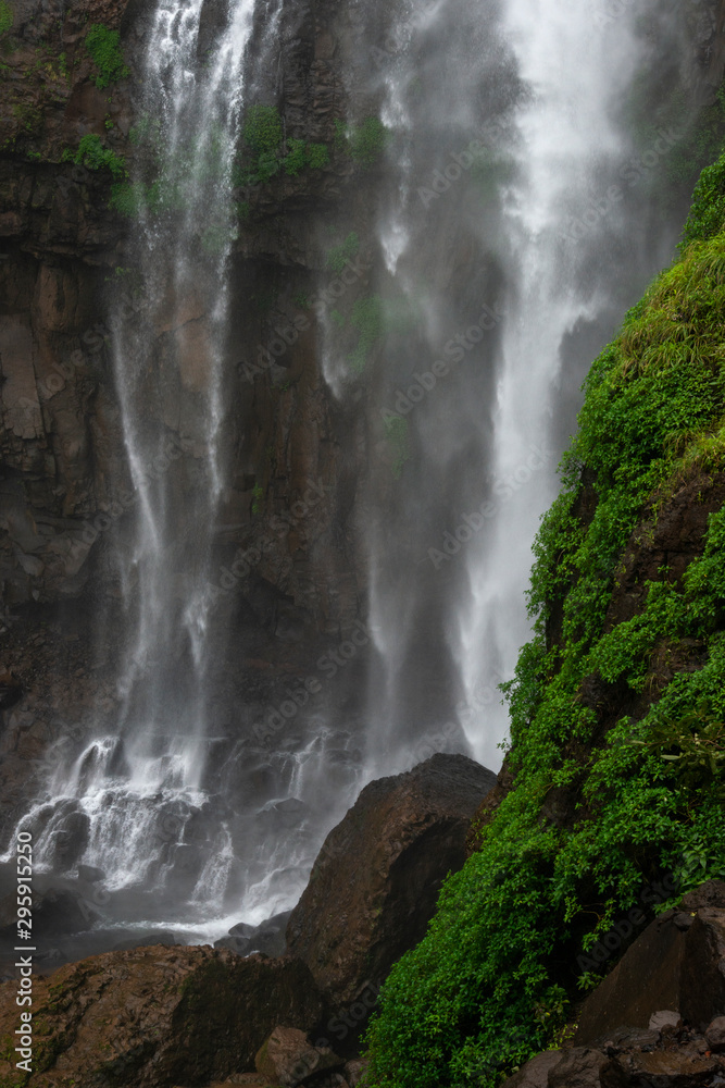Famous Ozarde waterfall near Koynanagar,Satara,Maharashtra,India
