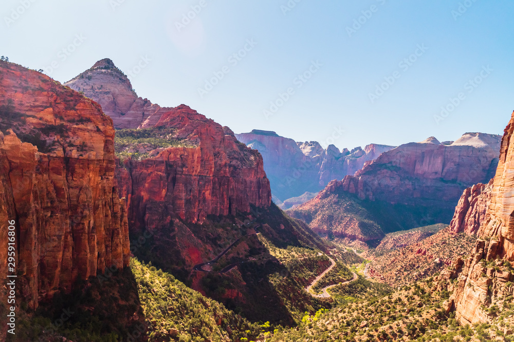 Naklejka premium Amazing Zion Canyon in Utah USA