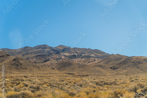 Amazing view over the Death Valley in USA
