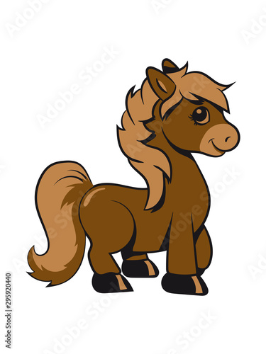 Pony Pferd laufen aufbäumen spass Mädchen jungen süss lieb springen frech lächeln 3c