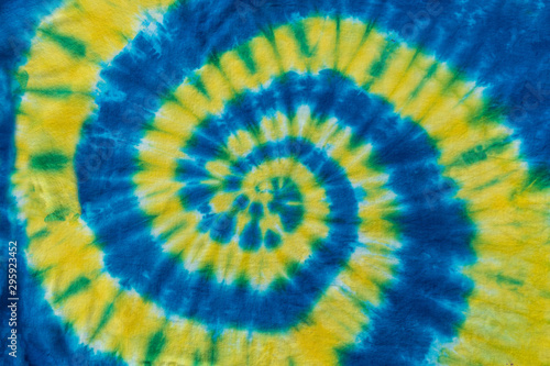 Colorful Abstract Psychedelic Tie Dye Swirl Design 