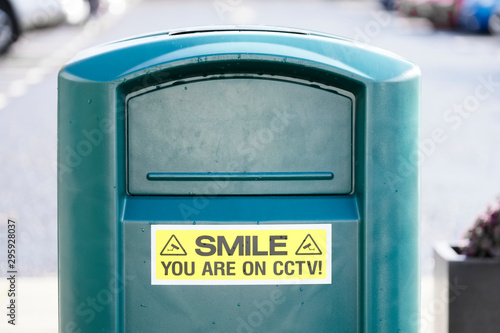 Wallpaper Mural Smile you are on CCTV sign in private property Torontodigital.ca