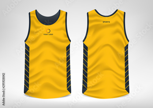 Sleeveless Sport T-shirt Design