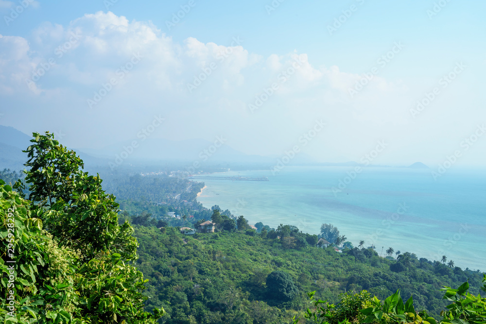 panoramic view of the island Koh Samui Thailand