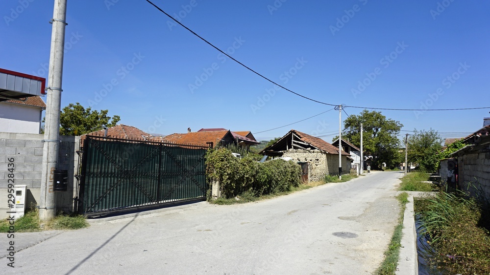 typical macedonian village near skopje