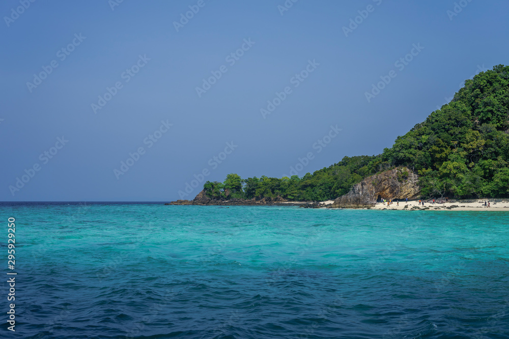 tropical island in the sea of Koh Lipe Thailand