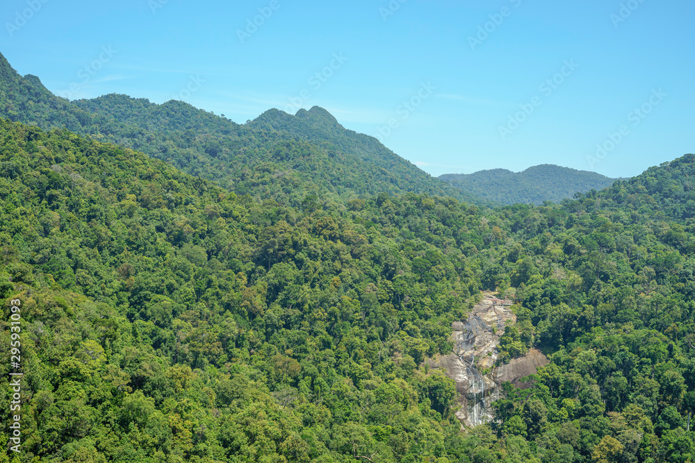 view of mountains in Langkawi Malaysia
