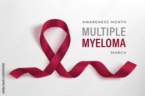 Multiple Myeloma Awareness banner. Healthcare vector design.