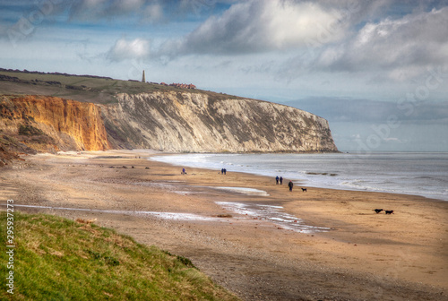 Dog Walking on Sandown Beach Isle of Wight U photo