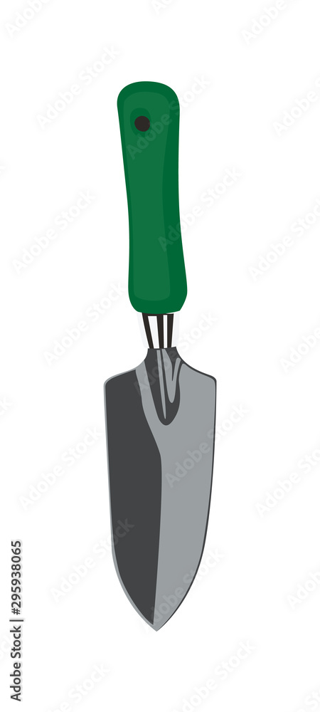 narrow trowel realistic vector illustration isolated narrow trowel realistic vector illustration isolated
