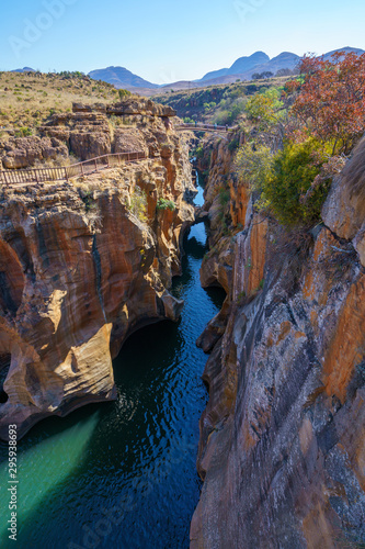 steep walls at bourkes luck potholes, mpumalanga, blyde river canyon, south africa 31 photo