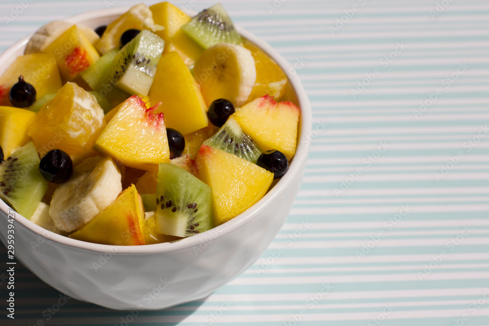 Fruit salad. Tasty and healthy breakfast Fruit salad. Tasty and healthy breakfast