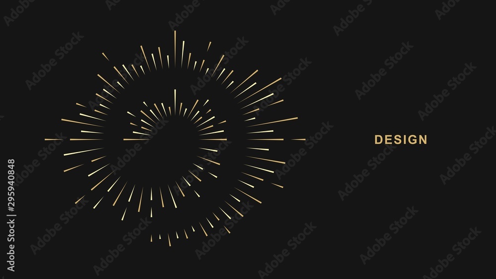 Fototapeta premium Abstract geometric background. Vector creative design.