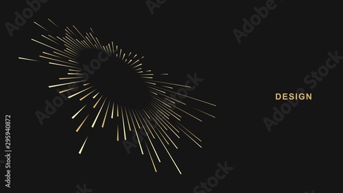 Abstract geometric background. Vector creative design.