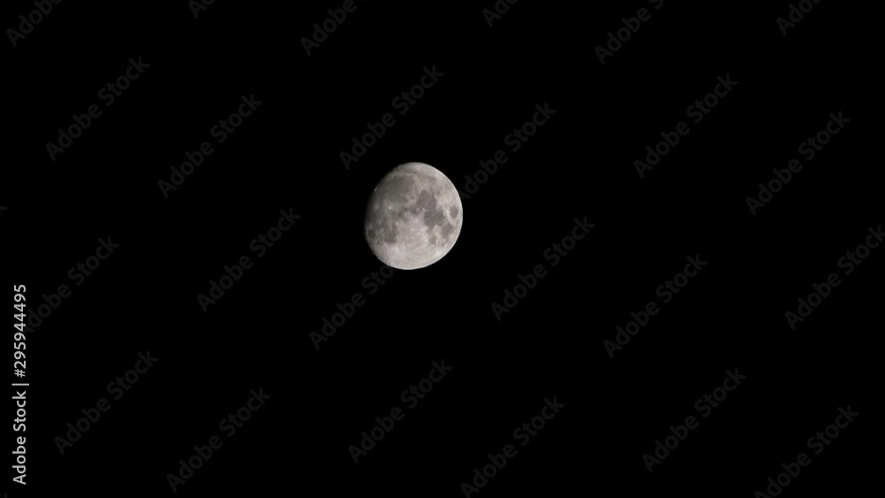 Moon isolated on black background Moon isolated on black background