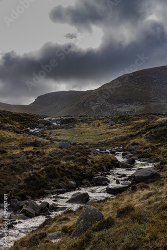 Hares Gap, Mourne mountains, County Down, Northern Ireland