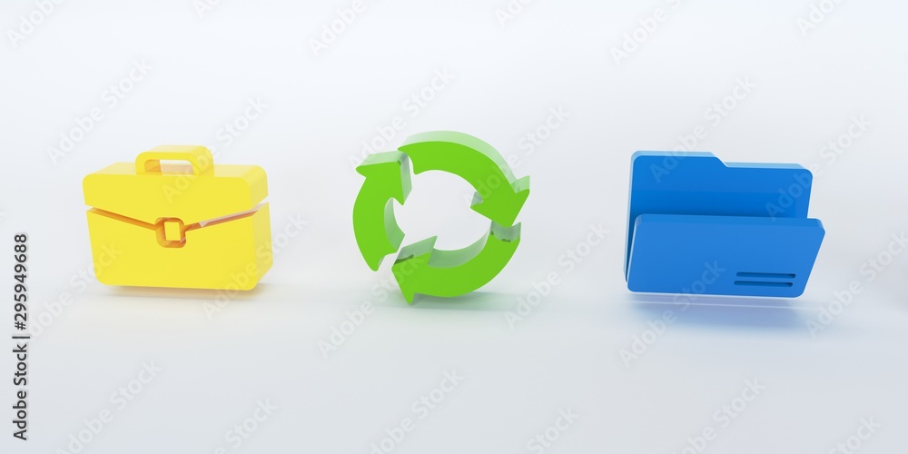 business progress icons