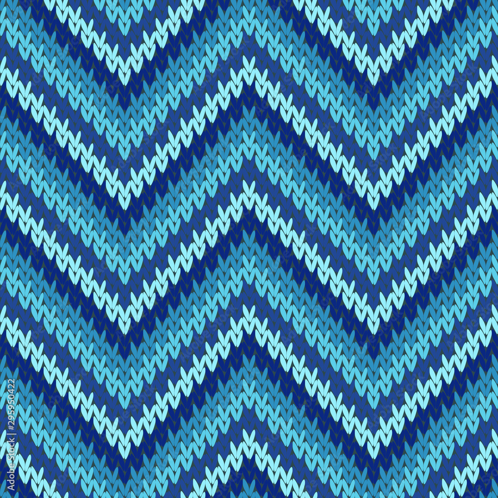Cool zigzag chevron stripes knit texture 