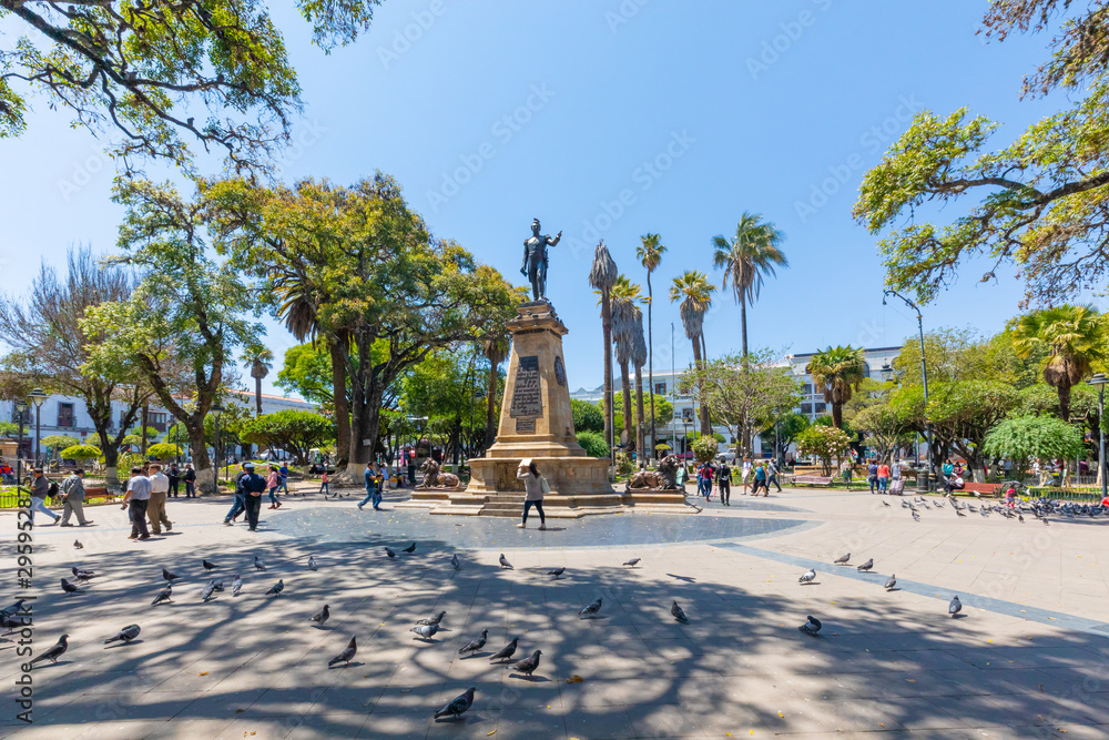 Tapet Sucre Bolivia May 25th  square panoramic view