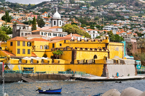 Sao Tiago fortress in Funchal , Madeira Island photo