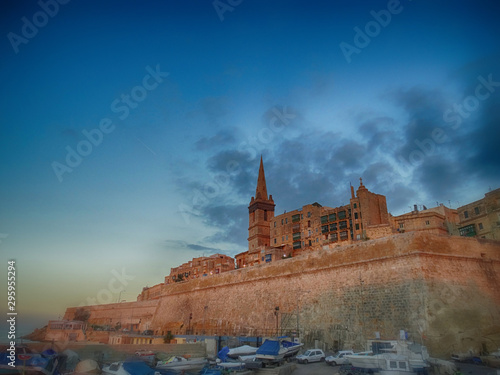 La Valletta View At The Evening