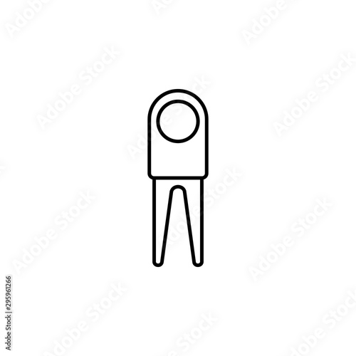 Картината върху платно Golf, divot icon. Element of golf icon