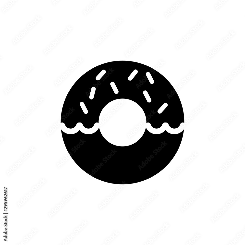 Donut icon for web and mobile Donut icon for web and mobile