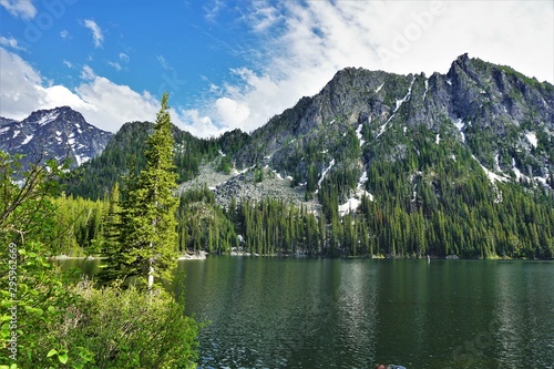 Mountain Lake Alpine Lake Stuart Mount Stuart Washington State