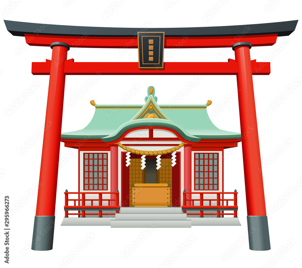 Shrine／神社（鳥居） - obrazy, fototapety, plakaty 