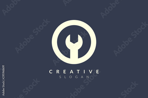Vector illustration of mechanical equipment shape. Minimalist and simple logo, flat style, modern icon and symbol.