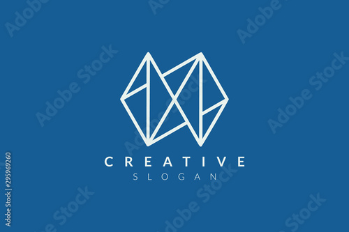 Modern Minimalist vector. Geometric shape logo. Hexagons and triangles, square icons and circle geometric logo icons vector illustration.