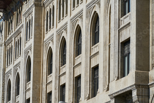 beautiful architecture building and windows