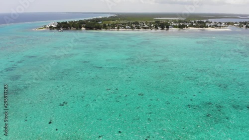 Aerial view of Rum Point, Grand Cayman