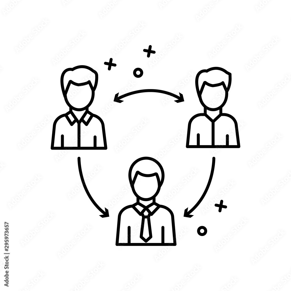 Men business team submission icon. Element of business icon Men business team submission icon. Element of business icon