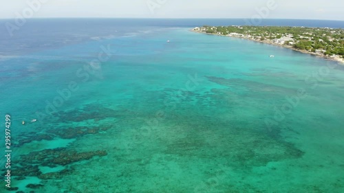 Aerial view of West Bay, Grand Cayman