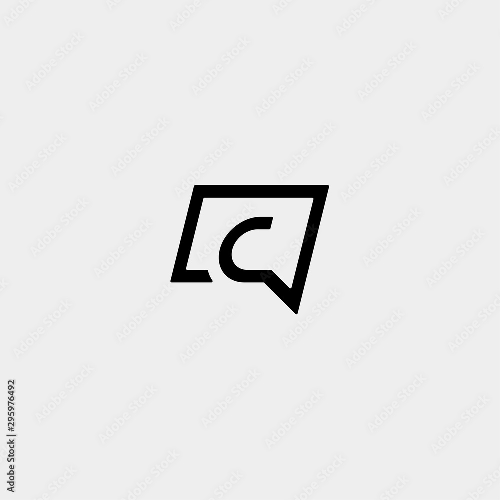 Letter C Chat Logo Template Vector Design Letter C Chat Logo Template Vector Design